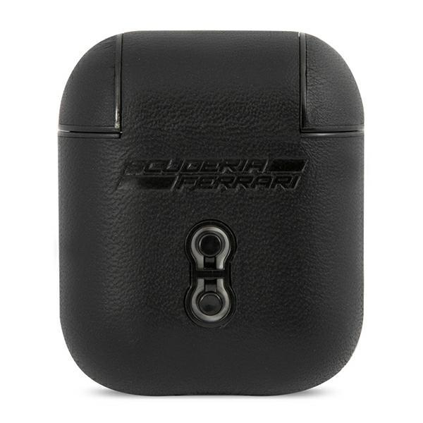 Ferrari Fesa2Lebk Airpods 1/2 Deksel svart/Black On Track Lær