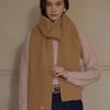 HOUSE of POND Soft wool knit muffler (Beige)