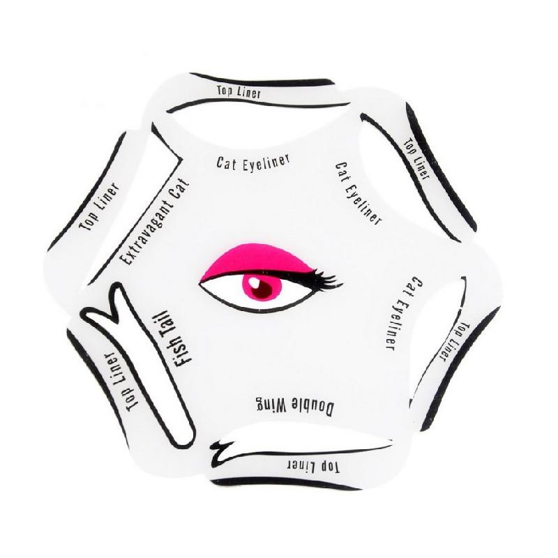 

6 1 In Eyeliner Stencil Eye Shadow Guide Quick Makeup Beauty Tool Convenient