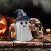 Outdoor Figurine Lights Ghost Statue With Lantern Waterproof Ghost Pumpkin Cute Decoration Lanterns Sculpture For Birthday House
