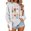 European & American Casual Printed Round Neck Sweatshirt 2025