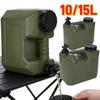 10L/15L Outdoor Water Bucket Food-grade PE Portable Camping Water Bag Container with Faucet Driving Water Tank for Picnic Hiking