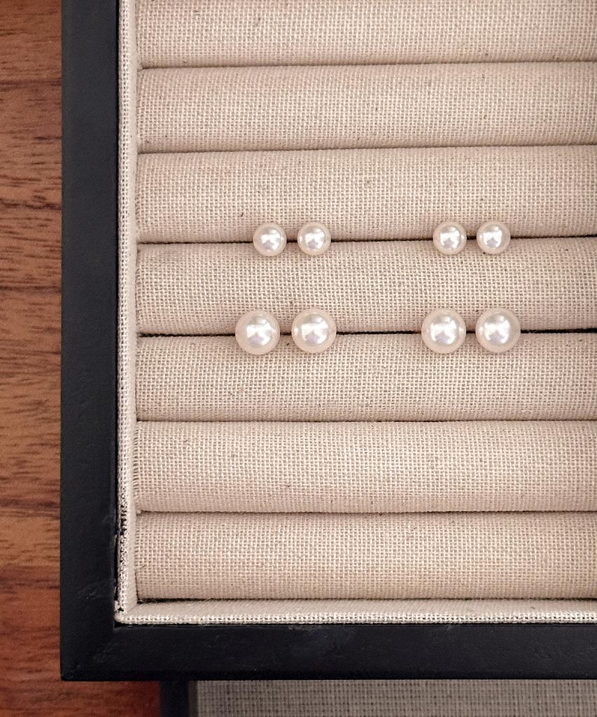 Code.H (14K Gold) Sw Pearl Earrings_8Mm
