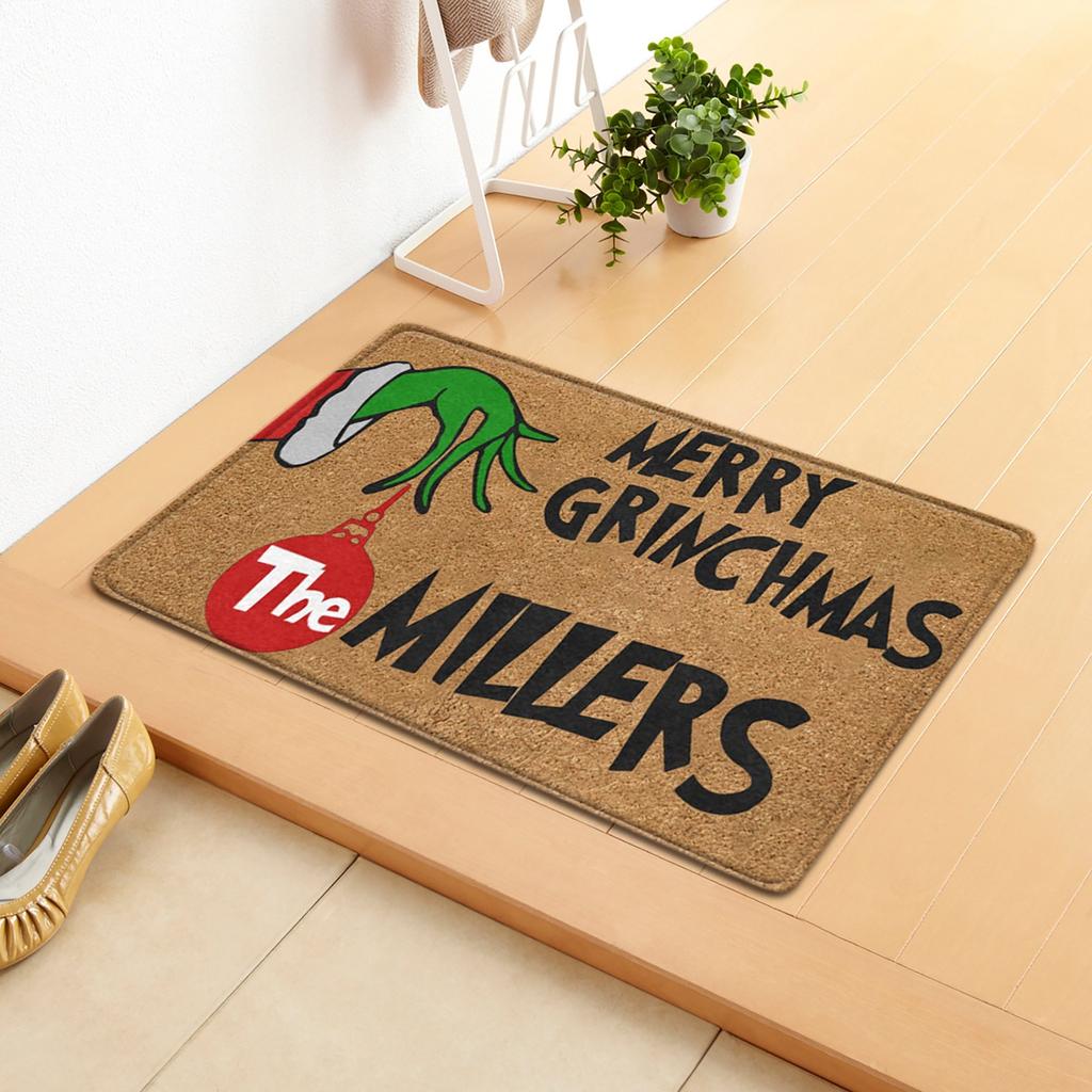 Tapete de Chão Temático Decoração de Casa Carpete Sala de Estar Banheiro Tapete de Chão de Feriado