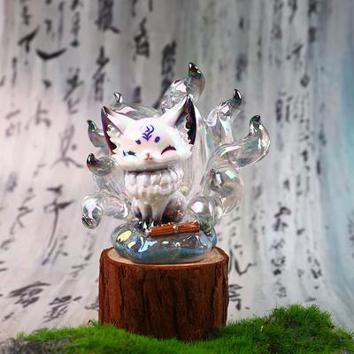 Nine Tailed Fox Fairy Legend Blind Box Handmade Desktop Ornament Cute Girl Toy Girl Heart Birthday Gift Fox Ornament Gift