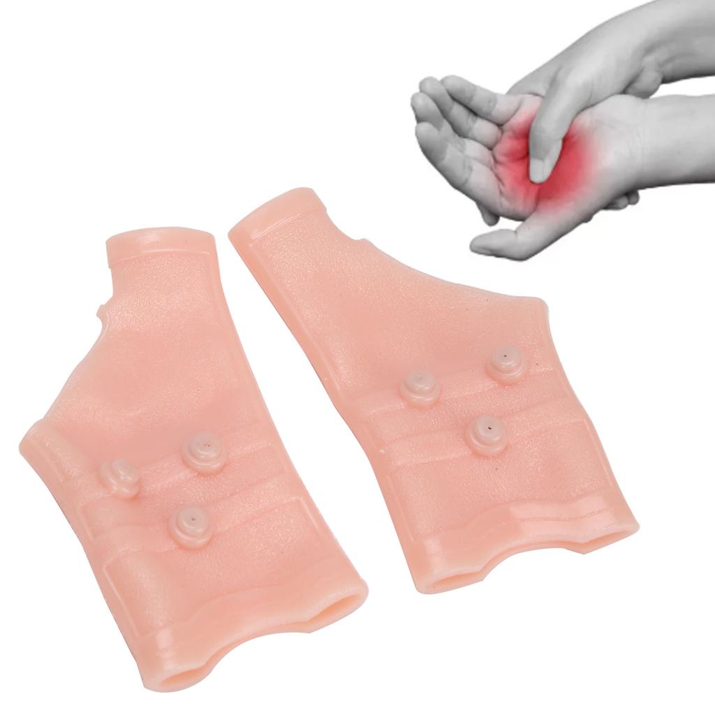 2pcs SEBS Magnet Therapy Wrist Thumb Support Pain Relief Elastic Washable Wrist Brace