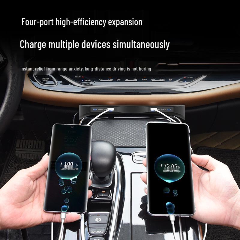 Aion S & YPLUS Ride-Hailing Car Central Control USB Expansion Dock & Smart Fast Charger