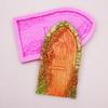 Fairy Garden Door Fondant Molds, Enchanted Vintage Treehouse Silicone Chocolate Molds, Cake Decorating Baking Molds for Pudding Jelly Cookie Candy