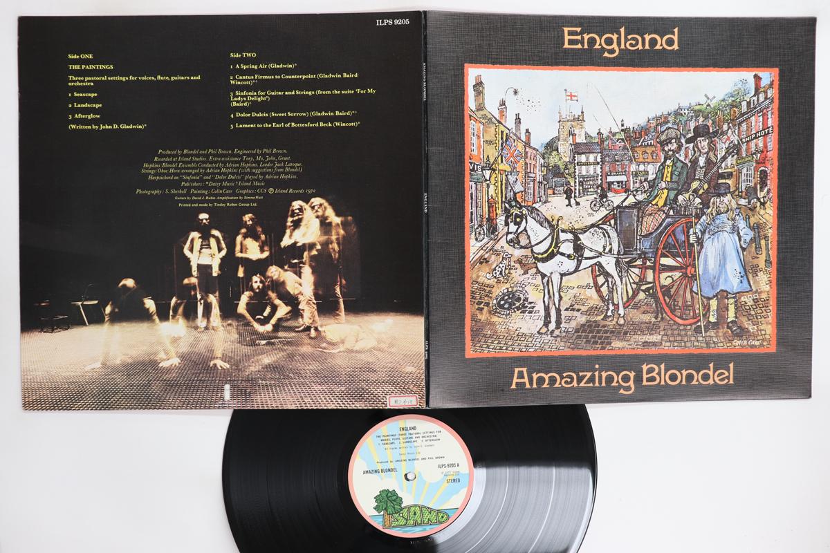 

LP Record AMAZING BLONDEL England ILPS9205 ISLAND UK Rock Used
