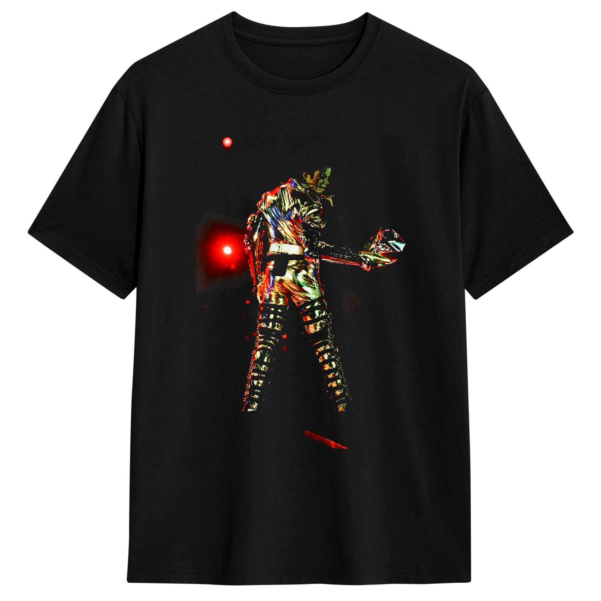 Мужские футболки Michael Jackson History World Tour Прага Live 1996 Хлопковая одежда Новинка Футболки с коротким рукавом и круглым вырезом Футболки S разноцветный
