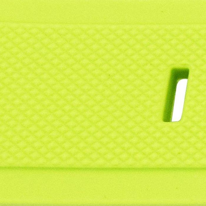 Bracelet de montre - MY-MONTRE - 26mm compatible Garmin Fenix - Vert citron - Silicone doux - Boucle noire
