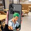 Case for iPhone 17 Pro Max 11 14 Air 13 Mini 7 8 SE 16 Plus XS XR 15 12 Funda Back Phone Cover Cool One Piece Luffy Zoro