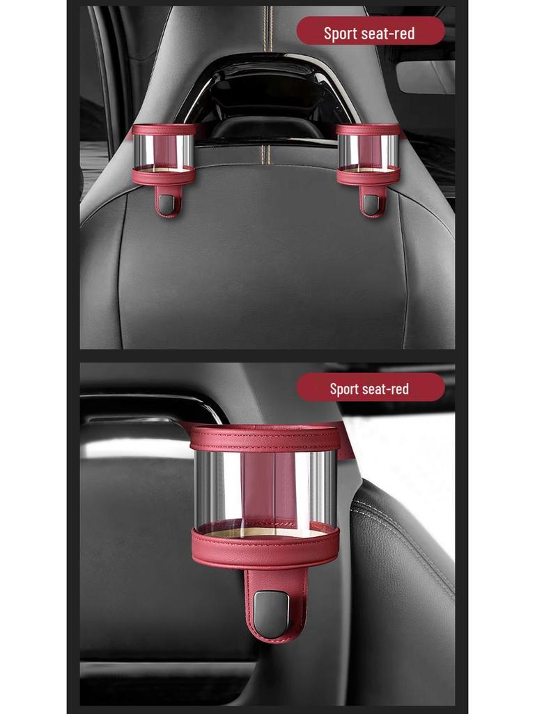 Multifunctional Car Seat Back Hook & Cup Holder for Rear Storage