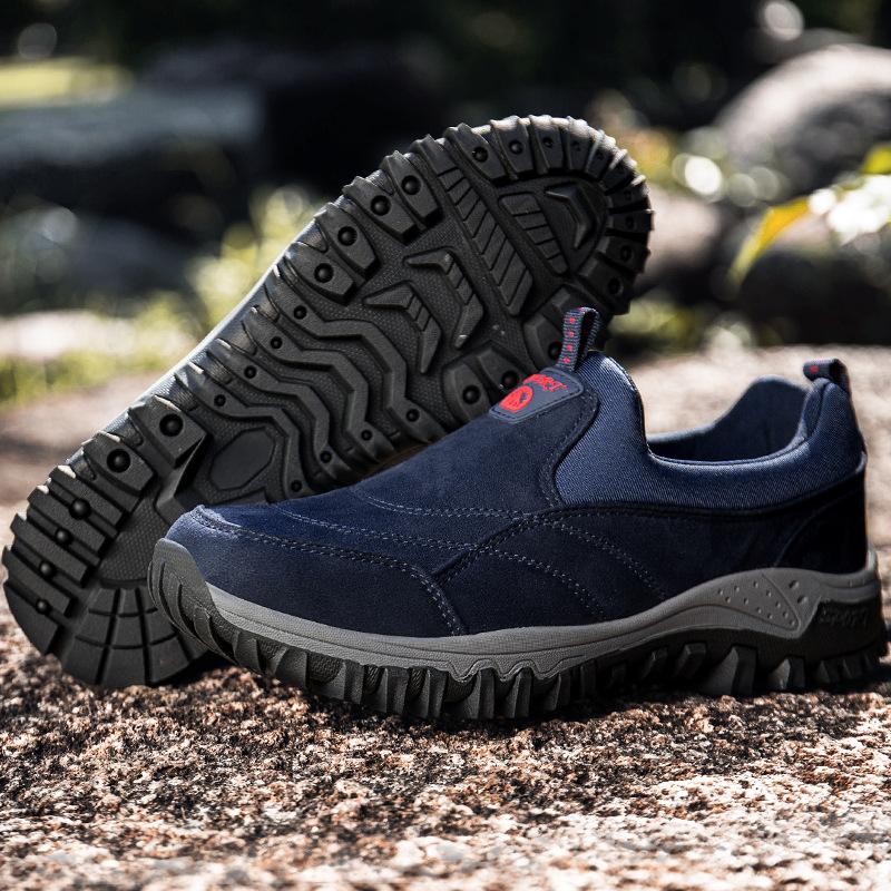 New foreign trade men's shoes casual outdoor shoes cover feet sports mountaineering shoes one pedal travel hiking shoes big