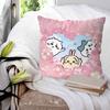 Kawaii Jokes Bear Pillow Case Square Pillow Bedroom Sofa Leisure Comfort Cushion Car Living Room Home Decoration