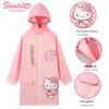 Sanrio Super Süßer Kuromi Regenmantel für Kinder mit Rucksackfach, Großer Schirm, Perfekt für Grundschul- und Kindergartenkinder.