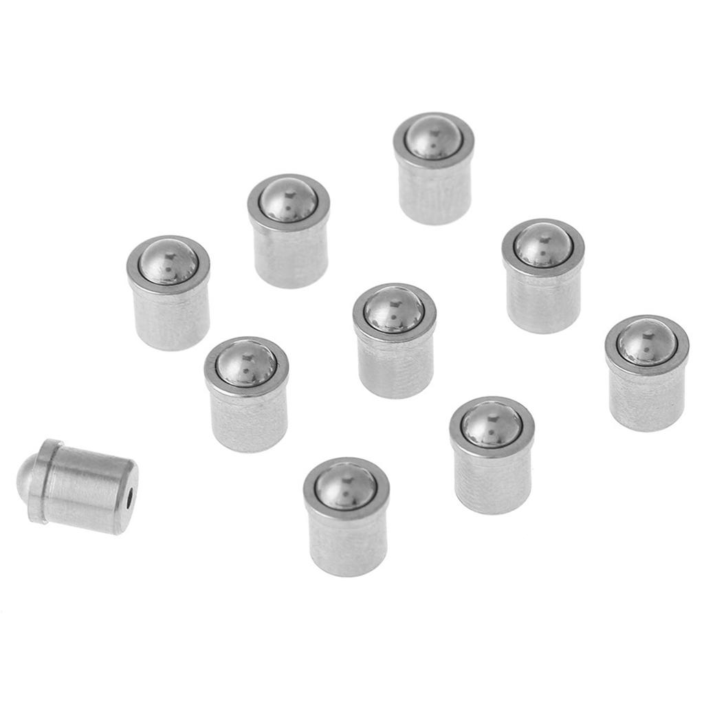 10pcs 304 Stainless Steel Push Fit   Spring Plunger with Pressure Positioning, Easy Install for Mechanical Devices, Clamps, Automatic Machines