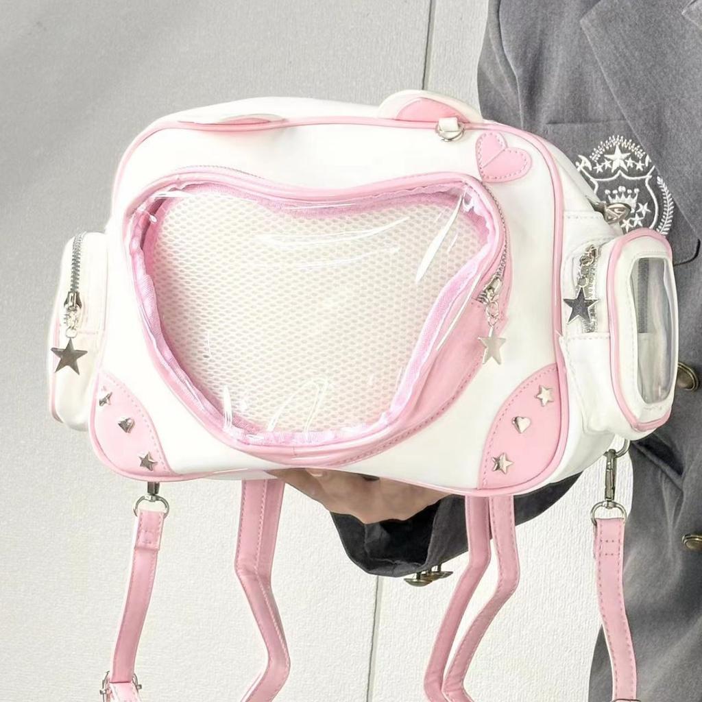 New Original Design Y2k Spicy Girl Love Cat Ita Bag Cute Kawaii Backpack Street Women Ulzzang Fashion Backpack