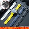 22mm Quick Release Fluoro Rubber Strap for IWC Aquatimer IW356802 IW376705 IW376711 Curved End Durable Watch Band Accessories