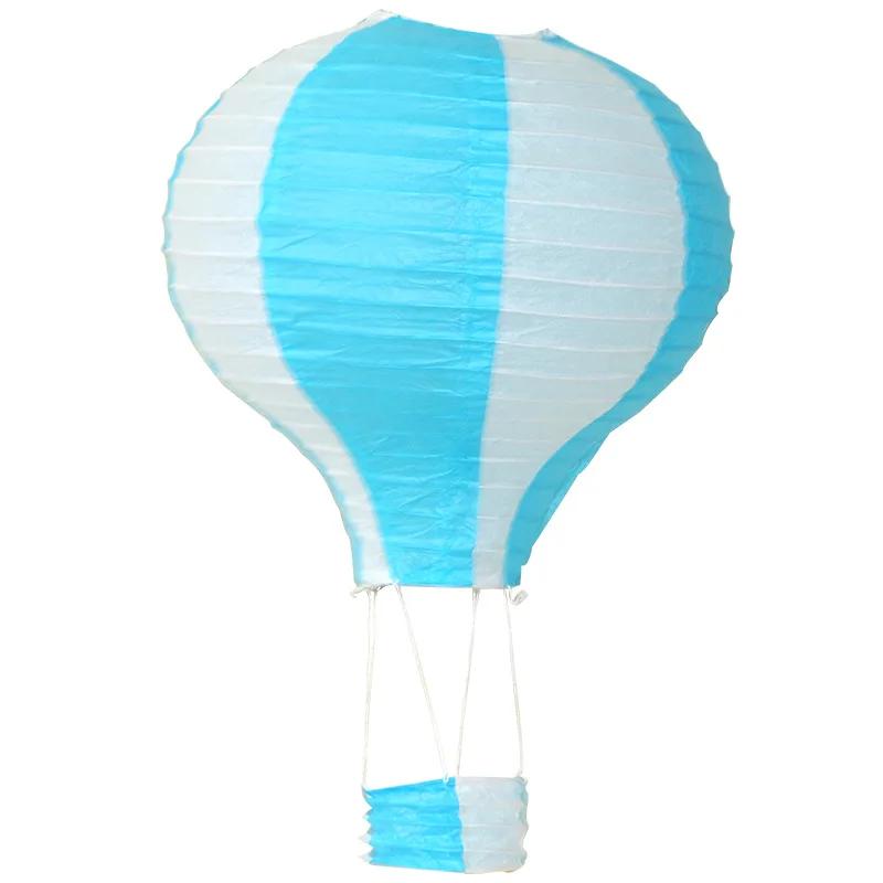 30cm Hot Air Balloon Park Amusement Park Shopping Mall Kindergarten Decoration Paper Lanterns Wedding Outdoor Folding Decoration