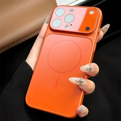 Offizielle AG Nano Matt Glas Hülle für iPhone 17 Air 16 15 14 13 Pro Max 17promax Für Magsafe Kabelloses Laden Magnetische Hartschale