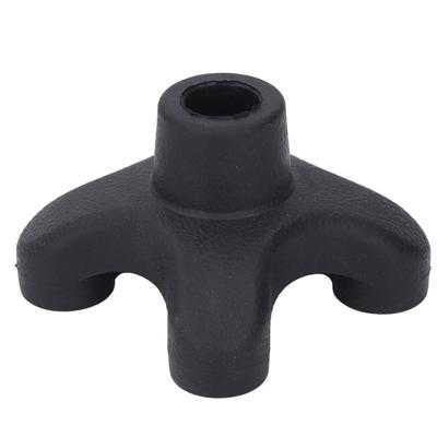 Cane Tip 4 Prong Heavy Duty Non Slip Walking Cane Quad Base Replacement ABS Rubber for 19mm Cane Shaft