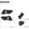 Compatible For Mazda 6 2003 2004 2005 M6 Front Fog Lights Car Styling Spot Light Fog Lam
