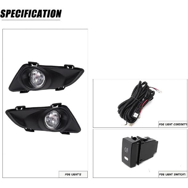 Compatible For Mazda 6 2003 2004 2005 M6 Front Fog Lights Car Styling Spot Light Fog Lam
