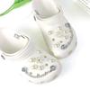 14PCS Fashion Shoe Charms for Clogs Set Accessories Hole Shoe Buckle Summer Pearl Flower Diamond Chain DIY Shoes Decorations