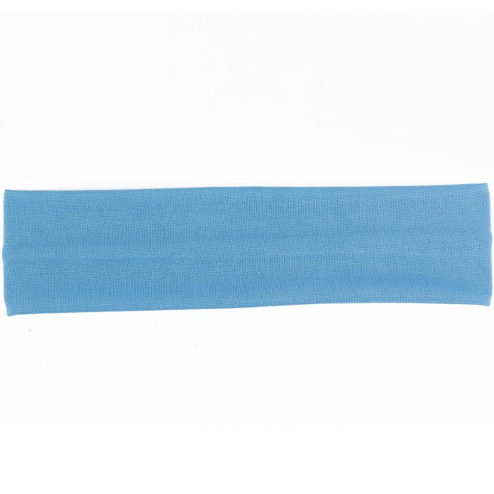 Popular Solid Color High-Elastic Sports Headband for Yoga, Fitness, Running, and Sweat Absorption