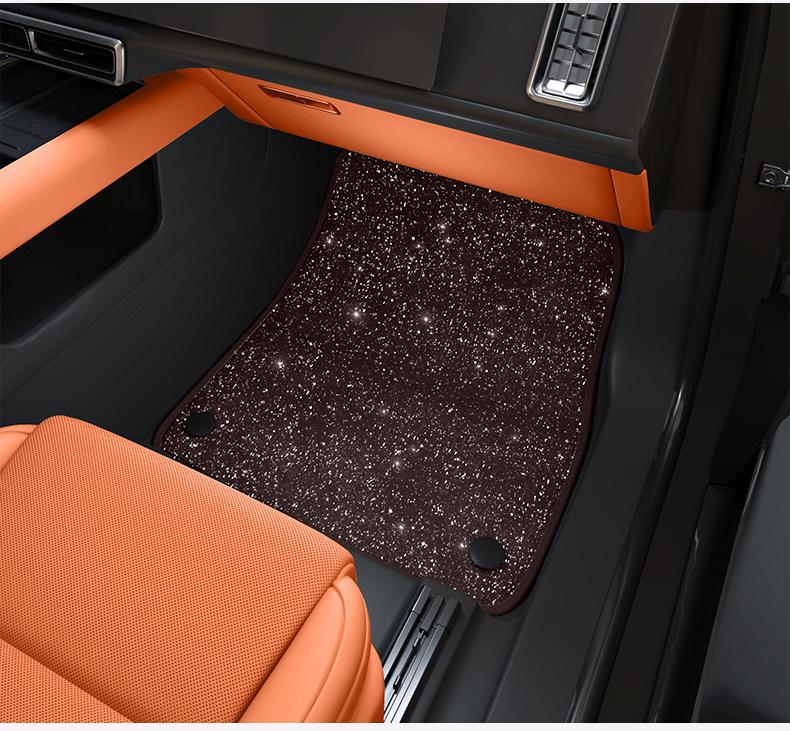 Compatible 6-Piece Starry Sky Floor Mats for Geely Xingyuan, Galaxy M9, Boyue L, Xingyue L, Xingrui, A7, and Xingyao