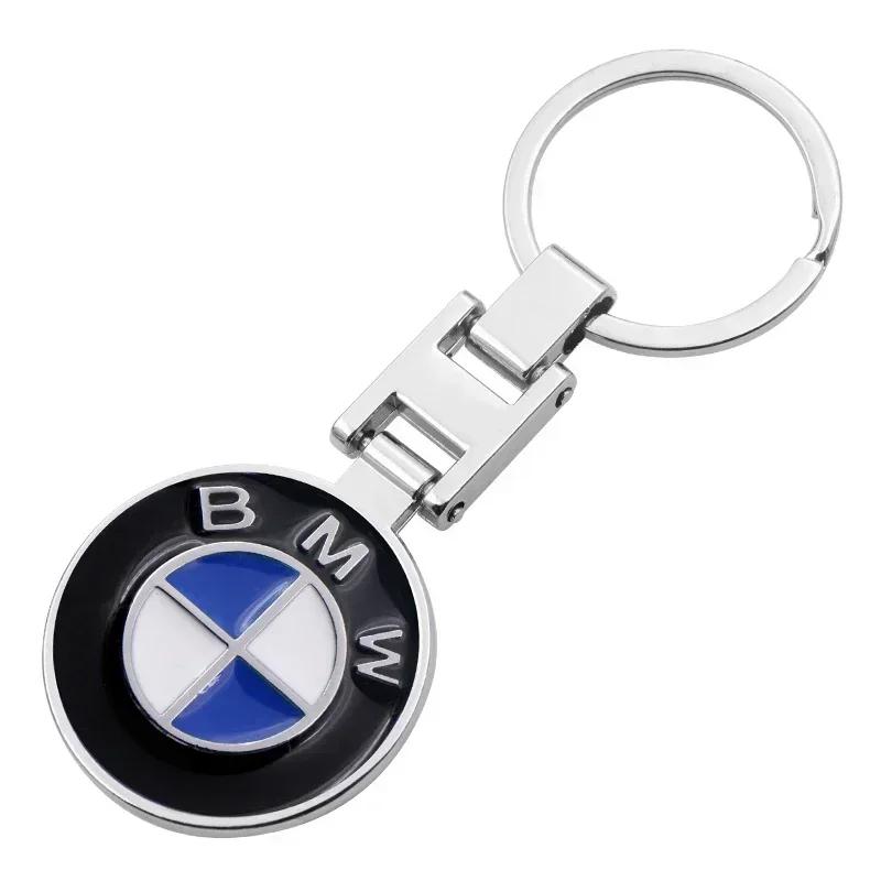E60 E93 2025 Hot For BMW 1pc Car Badge Emblem Keychain Metal Car Key Ring Car Decoration Keychain For Bmw E46 E90 E60 E39 F30 E3
