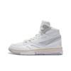 Li Ning 937 Deluxe Hi Pelle Sintetica alla Moda Casual Resistenti Leggere Traspiranti High-Top Scarpe da Skate Sneakers Donna Bianco Sporco AZGS044-1