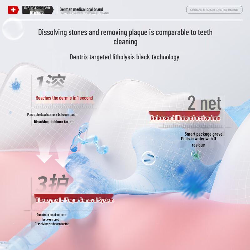 INSDCDOCTOR Aufhellende & Fleckenentfernende Zahnpasta