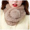Women's  And Winter Fashion Scarf Thickening Warm Plus Ball Scarf Plush Scarf