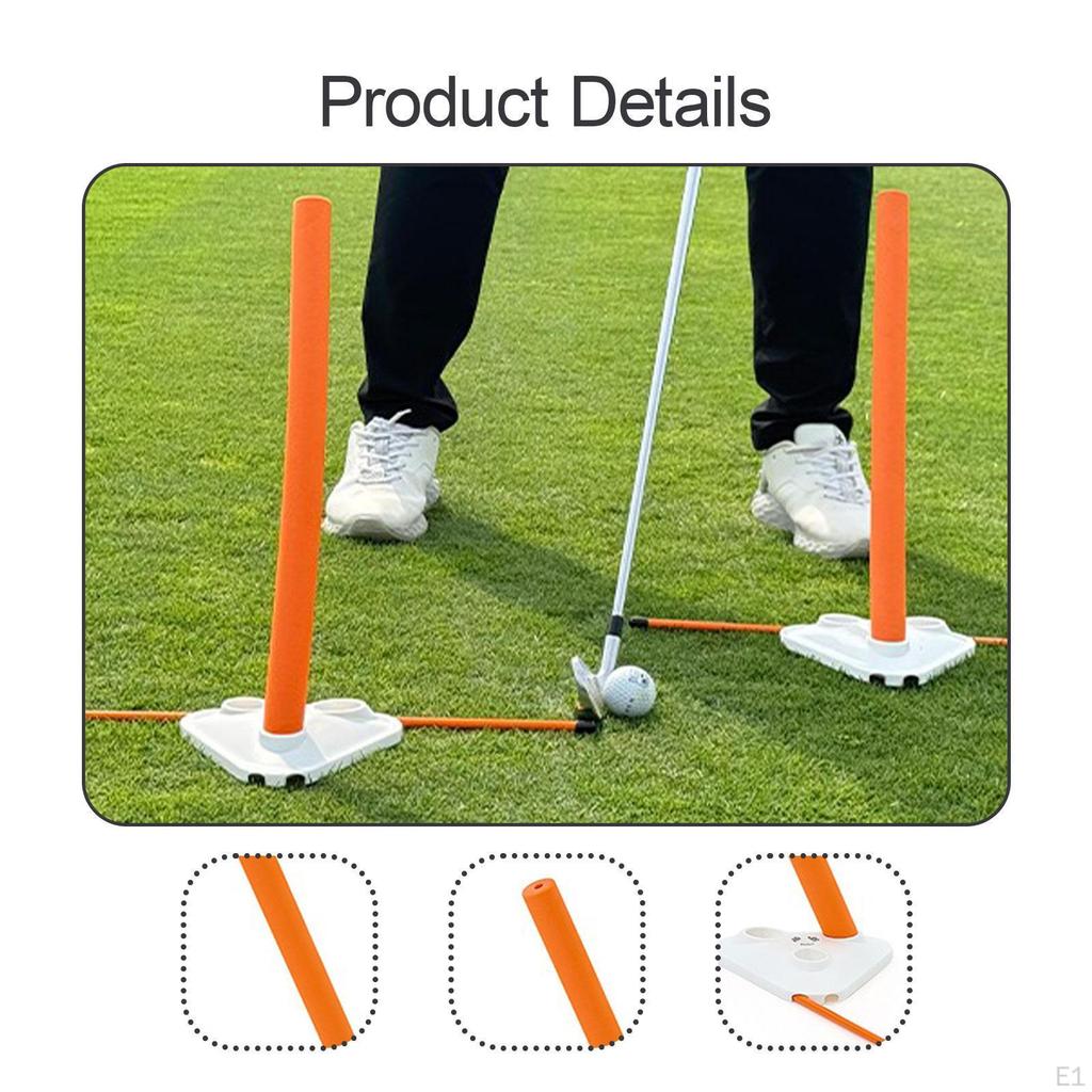 Golf Alignment Stick Holder Training Accessories Equipment Correct Posture Swing