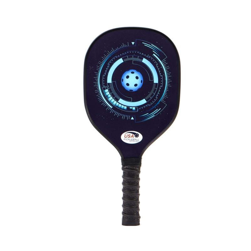 Wooden Pickleball Paddle Integrated PP Edge Outdoor Sports Racket