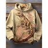 Autumn And Winter Animal Men's Hoodie Japanese Style Harajuku Art Casual Sports Hoodie Pattern Autumn And Winter