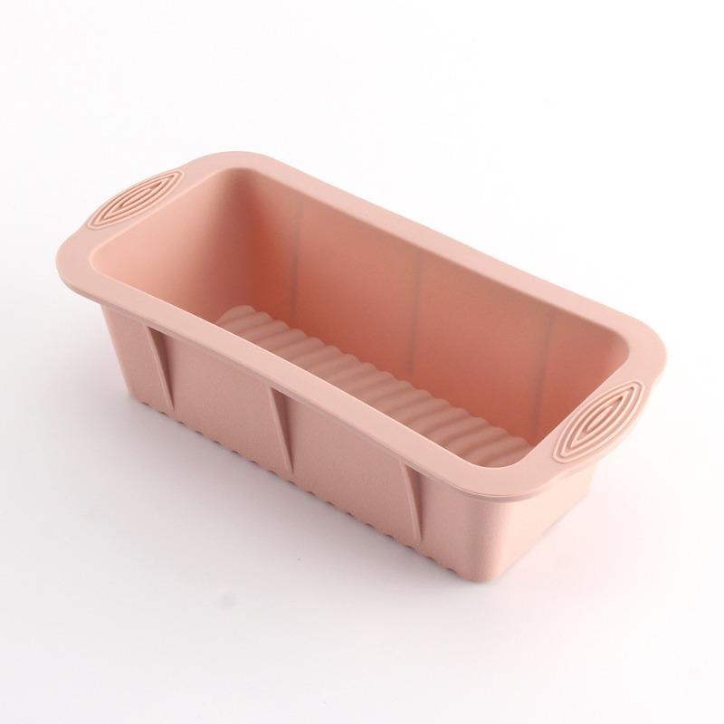 1PC 10 Inch Rectangular Non-stick Silicone Toast Baking Pan Baking Cake Mold Silicone Tray Food Production Kitchen Tools