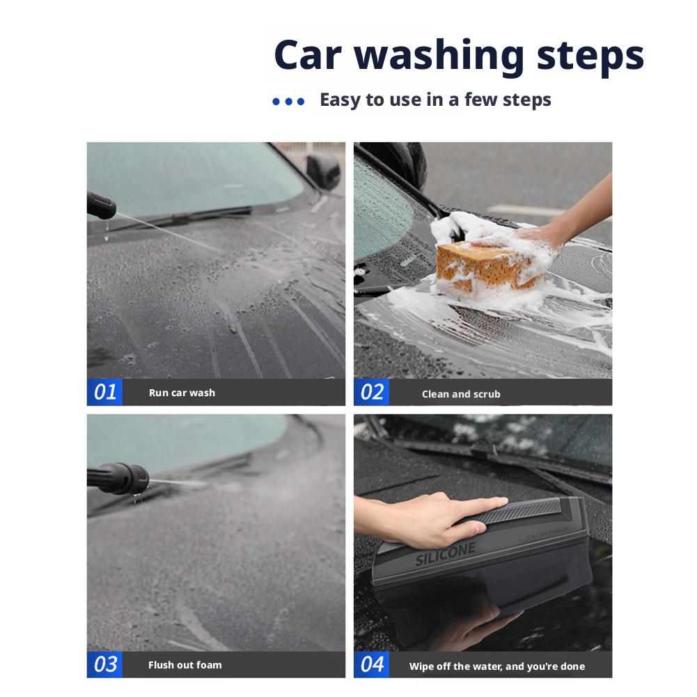 Soft Silicone Handy Squeegee Car Wrap Tools Water Window Wiper Drying Blade Non-Scratch No Noise No Damage Paint Car Wrap Tools