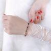 3*5mm Bracelet Natural Stone Luxury Quality Jewelry for Women  Tourmaline Bts Handmade Baroque  Party /Wedding Luxury Gift Set