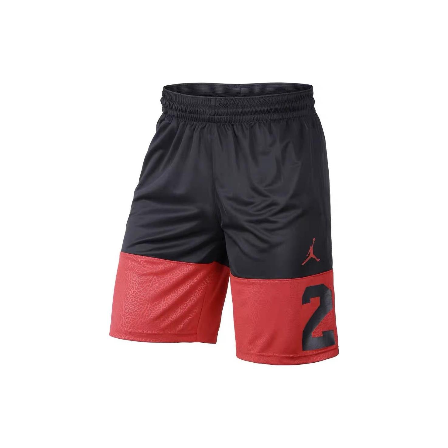 Air Jordan 23 Logo Basketball Short Black Red Men s CI1659-011 XS