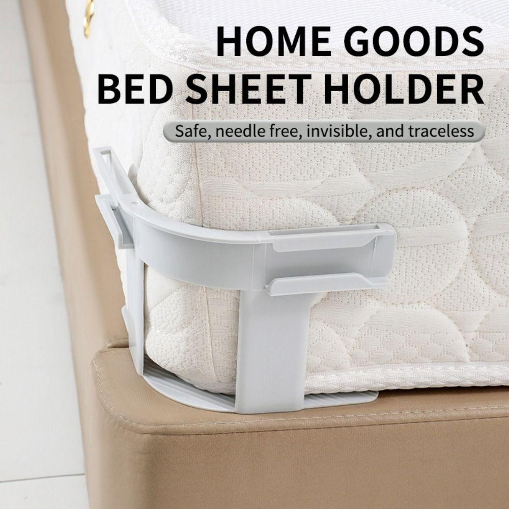 4Pcs/set Non-slip Heavy Duty Bed Sheet Holder Bedsheet Grippers Fixed  for Quilt Fixing Tool
