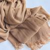 Big Size Crepe Shawl Cotton Plain Headscarf New Women Hijab Scarf