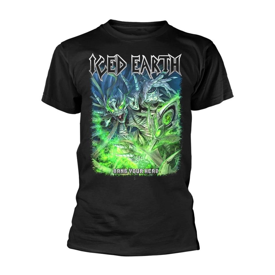 Iced Earth Bang Your Head Official Tee T-Shirt Mens Unisex