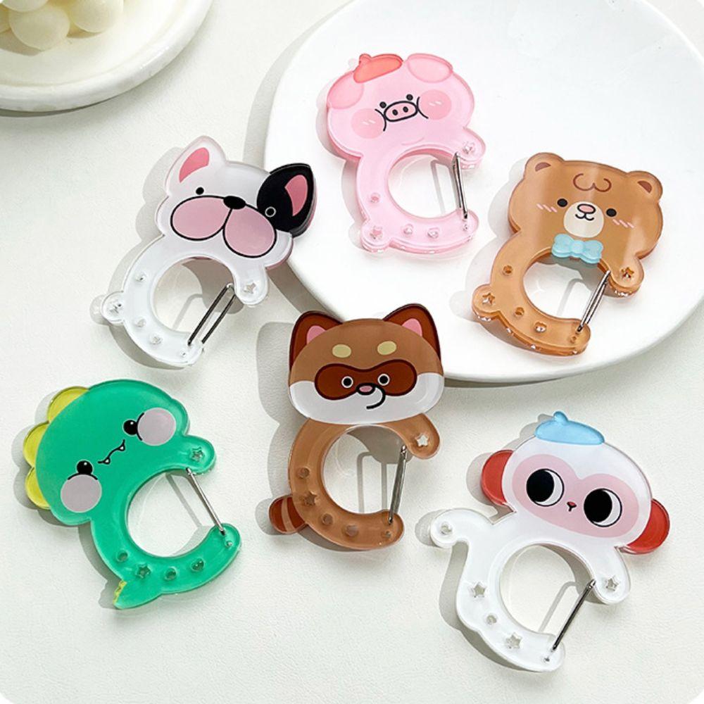 Acrylic Climbing Hook Cartoon Key Hanging Cute Climbing Buckle