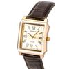 Casio Analog Leather Strap Gold Dial Quartz MTP-B190RGL-9BV Men's Watch