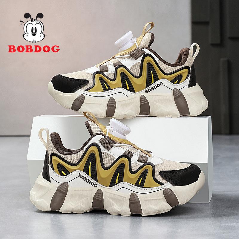Babu Bean classmates boys shoes 2025 new spring and autumn mesh breathable children's sports shoes medium and older children's running shoes