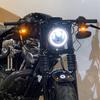 2PCS Motorcycle 12V LED Mini Turn Signals Indicators Running Light For Touring Street Glide 14-20 Softail 16-17