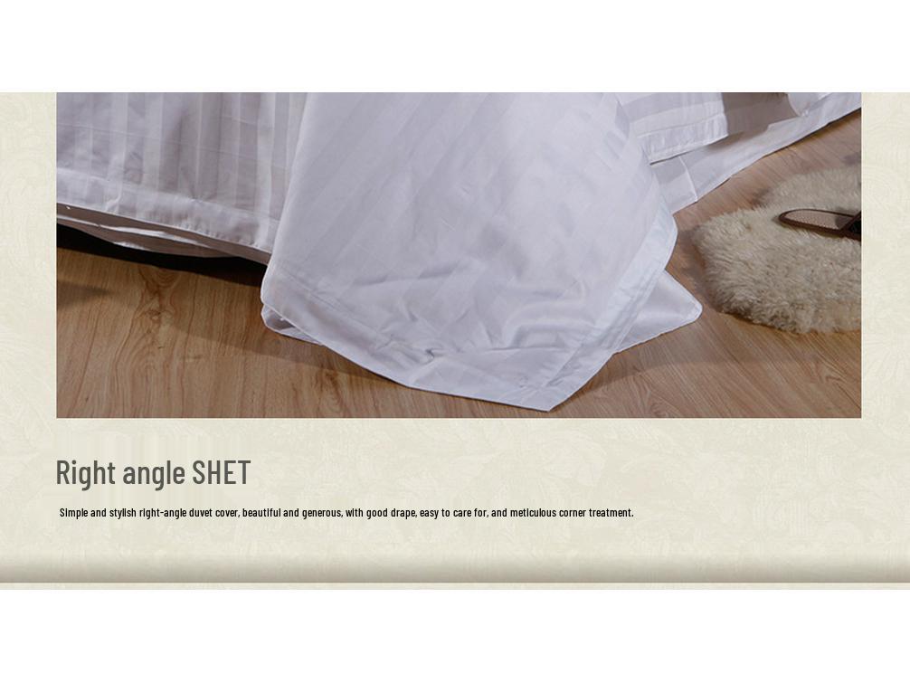 Pure Cotton Striped Duvet Cover for Hotels and Guesthouses